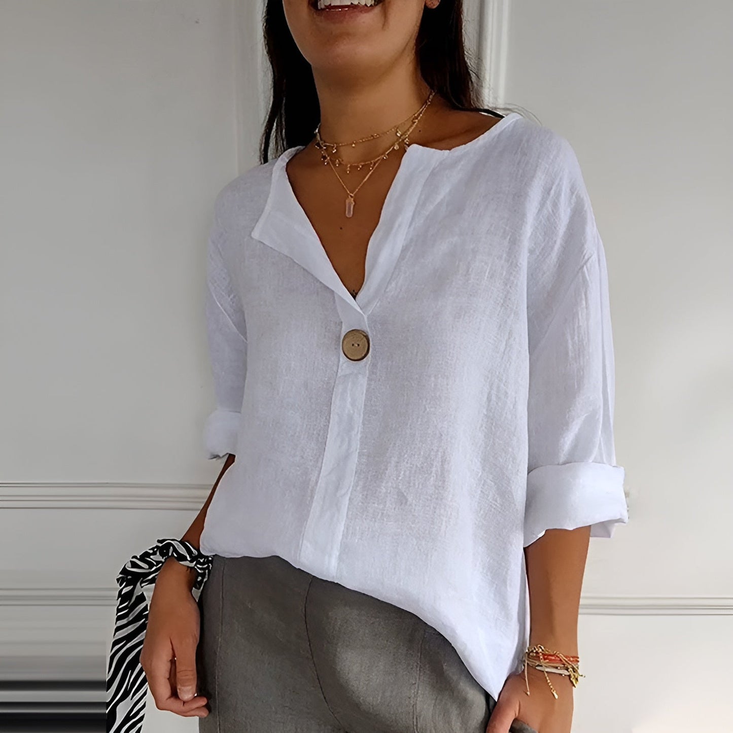 Anita™ | Elegantes Leinenhemd (50 % Rabatt)